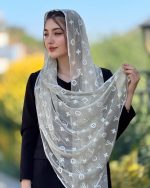 شال توری طرح مارک گوچی وارداتی(1510) - Image 14