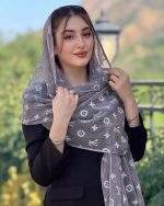 شال توری طرح مارک گوچی وارداتی(1510) - Image 9