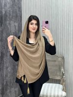 شال نخی وارداتی منگوله دار - Image 13