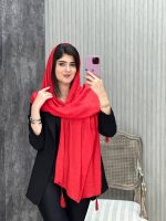 شال نخی وارداتی منگوله دار - Image 18