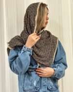 شال نخ پنبه برشکا دور خز اورجینال(11) - Image 7