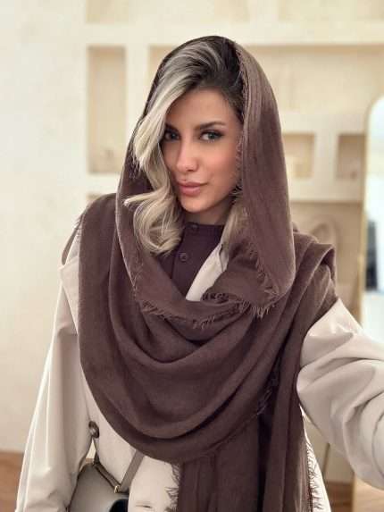 شال بوکله حوله ای لبه ریش اصل(۹۷۸)