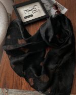 شال ویسکوز اورجینال دور مرواریدی(32)