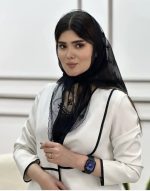 روسری سه گوش گیپور طرح مارک (1624) - Image 5