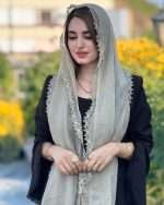 شال  شیفون ترک اورجینال وارداتی (15560) - Image 15