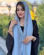 شال  شیفون ترک اورجینال وارداتی (15560) - Image 14