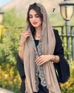 شال  شیفون ترک اورجینال وارداتی (15560) - Image 6