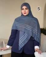 روسری نخی لمه دار اورجینال(1511) - Image 6