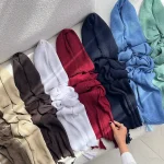 شال پلیسه برشکا ساده وارداتی(1473)