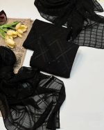 روسری حریر شیفون نگینی(۴۷۴۶)