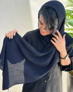 شال پلیسه برشکا ساده وارداتی(1473) - Image 8