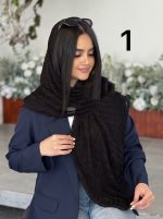روسری حریر شیفون نگینی(۴۷۴۶) - Image 5