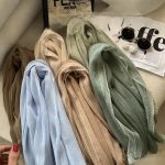 شال پلیسه  سوپر نخ دانتل(444)