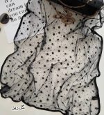 شال حریر گل  برجسته مخمل وارداتی(1592) - Image 18