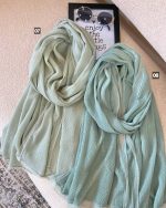 شال پلیسه  سوپر نخ دانتل(444) - Image 4