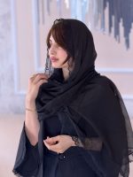 شال شیفون ترک دور دانتل(1678) - Image 4