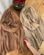 شال پلیسه نخ پنبه اورجینال عدسی (1401) - Image 5