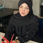 روسری نخی پلیسه شاین لمه دار(1593)
