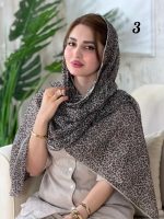 شال حریر  شیفون پلنگی ترک(۱۵۳۲) - Image 2