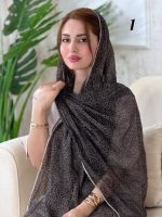 شال حریر  شیفون پلنگی ترک(۱۵۳۲) - Image 3