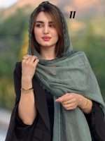 شال حریر شیفون دور گل ترک(1530) - Image 12