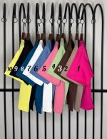 تیشرت کراپ  پنبه ای قواردار لش (91990) - Image 7