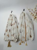 شال پلیسه برشکا پروانه وارداتی(۴۴۱۳) - Image 7