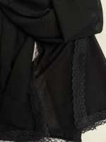 شال مشکی تور میکس وارداتی( 4778) - Image 5