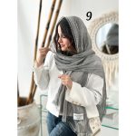 شال ابریشم میلیه ای دانتل مجلسی وارداتی(1494) - Image 5