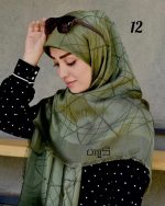 روسری  ابریشم ژاکاراد مارک اورجینال(1405) - Image 13