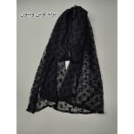 شال حریر گل  برجسته مخمل وارداتی(1592) - Image 10