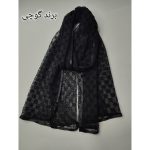 شال حریر گل  برجسته مخمل وارداتی(1592) - Image 14