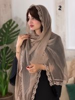 شال شیفون دور حلالی ترک(1467) - Image 8