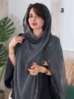 شال شیفون دور حلالی ترک(1467) - Image 7