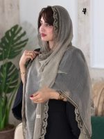 شال شیفون دور حلالی ترک(1467) - Image 6