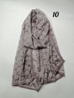 شال حریر شیفون  رزدور دانتل (1597) - Image 10