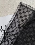 شال توری مشکی  دانتل(۵۴۸۰) - Image 11