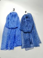 شال حریر نقره کوب وارداتی(1518) - Image 7