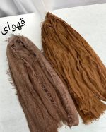 شال نخ پنبه چروک دورریش(3914) - Image 10