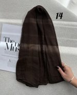شال ابریشم میله ای برند میس مورال(کد 1444) - Image 14