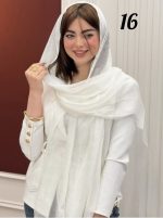 شال ابریشم میله ای برند میس مورال(کد 1444) - Image 18