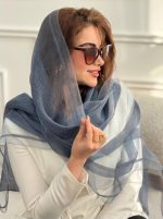 شال ابریشم حریر مجلسی (226) - Image 7