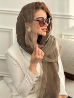 شال ابریشم حریر مجلسی (226) - Image 6