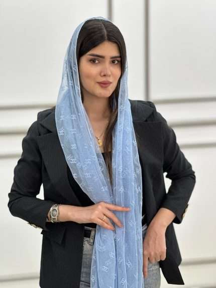 شال تور برند آبی آسمونی(218)